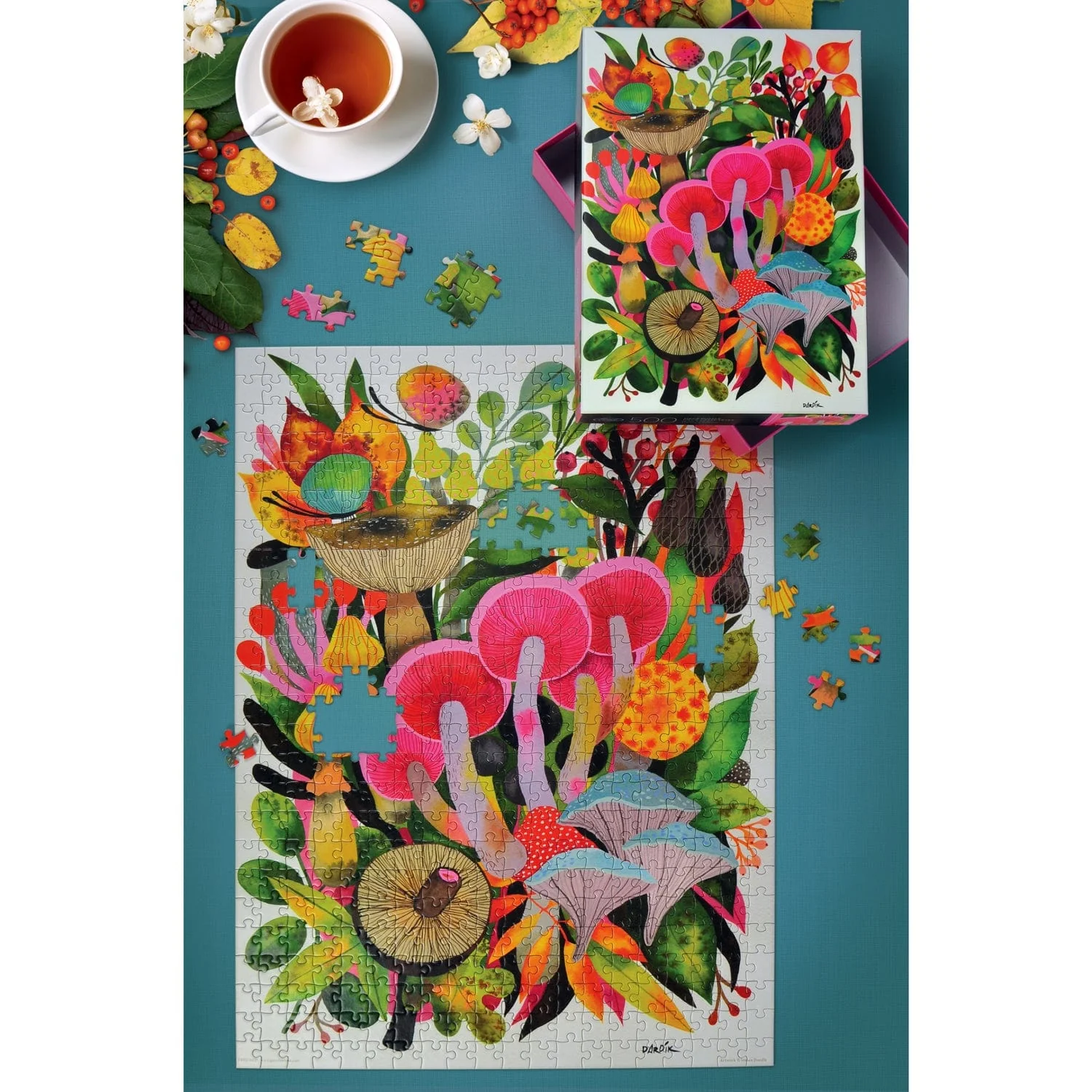 500 PIECE PUZZLE: MUSHROOM TOOMUCHERY - Image 3