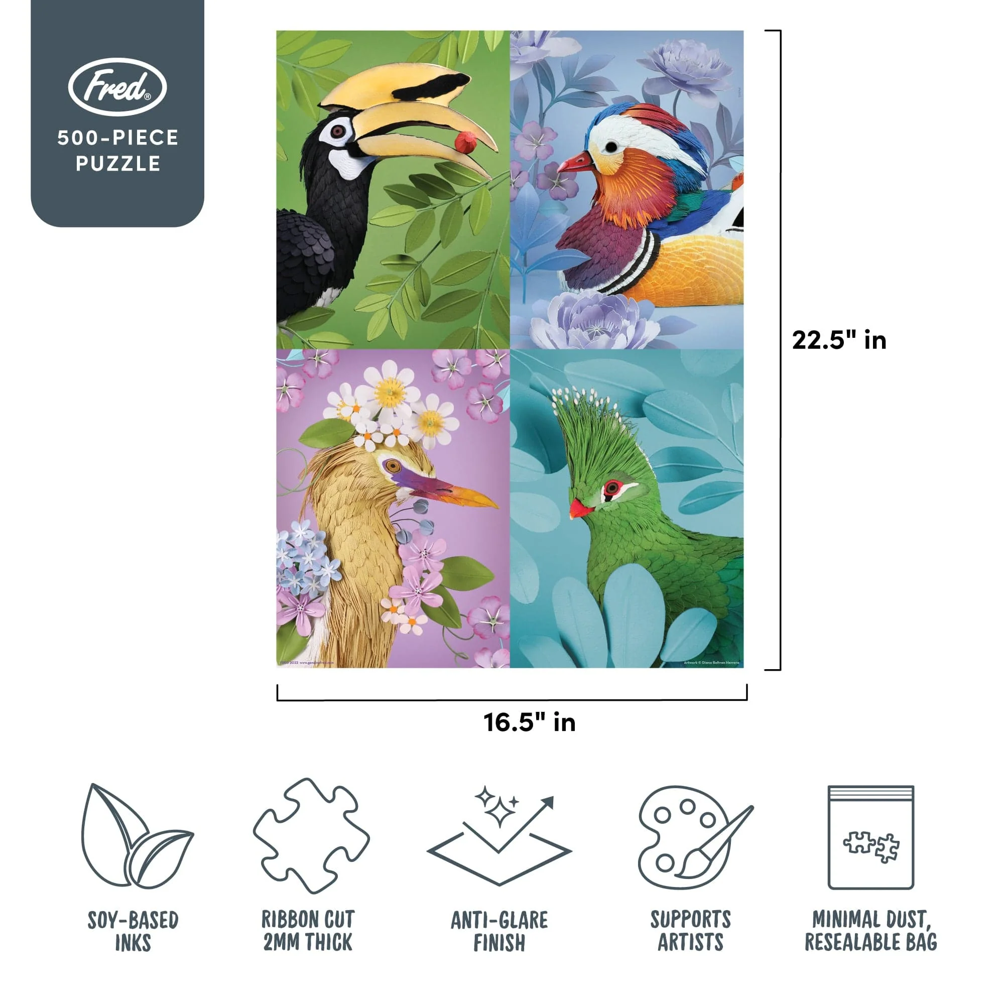 500 PIECE PUZZLE: WONDERS OF NATURE - Image 4