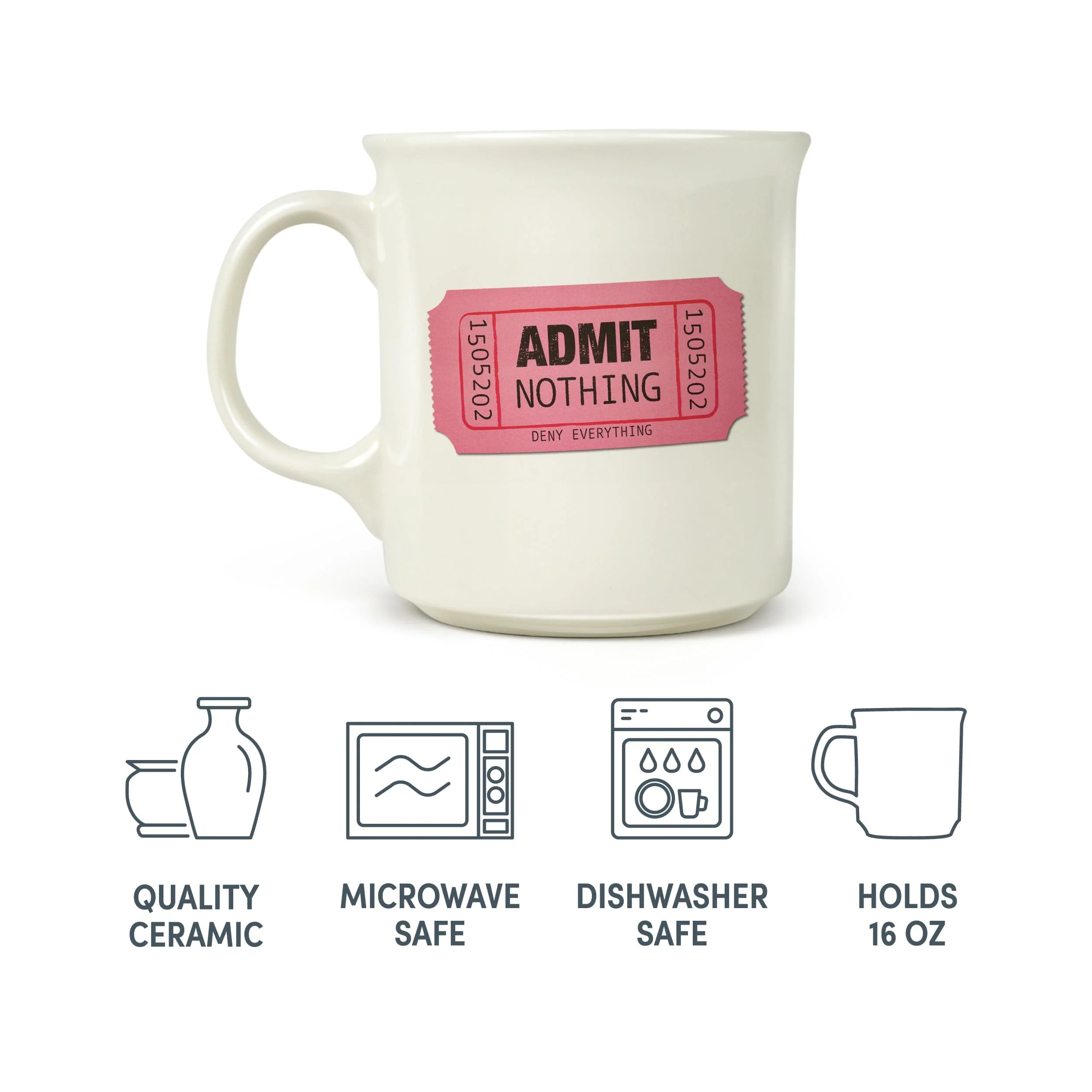 "ADMIT NOTHING" MUG - Image 3