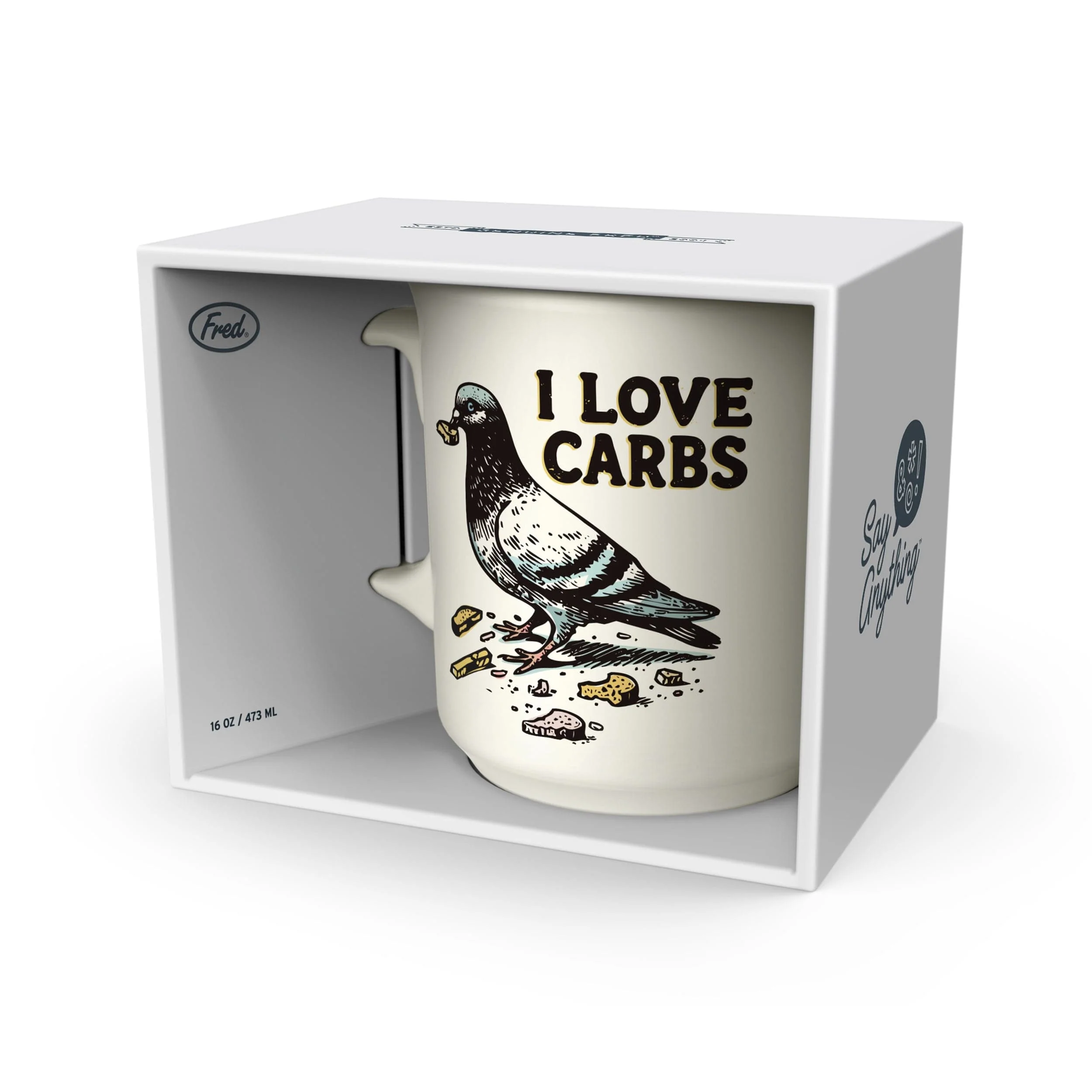 "I LOVE CARBS" MUG - Image 3