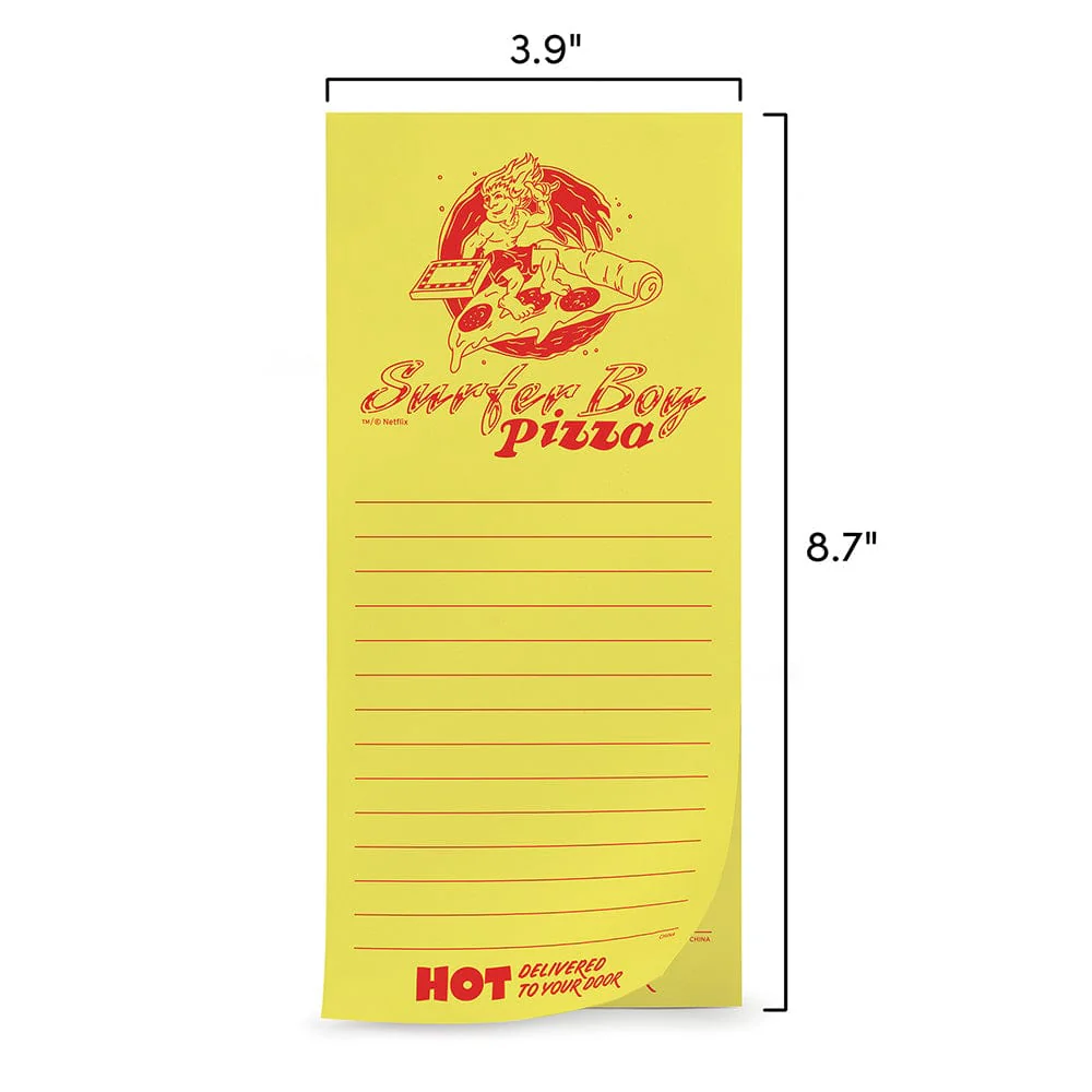 MAGNETIC NOTEPAD - Surfer Boy Pizza - Image 5