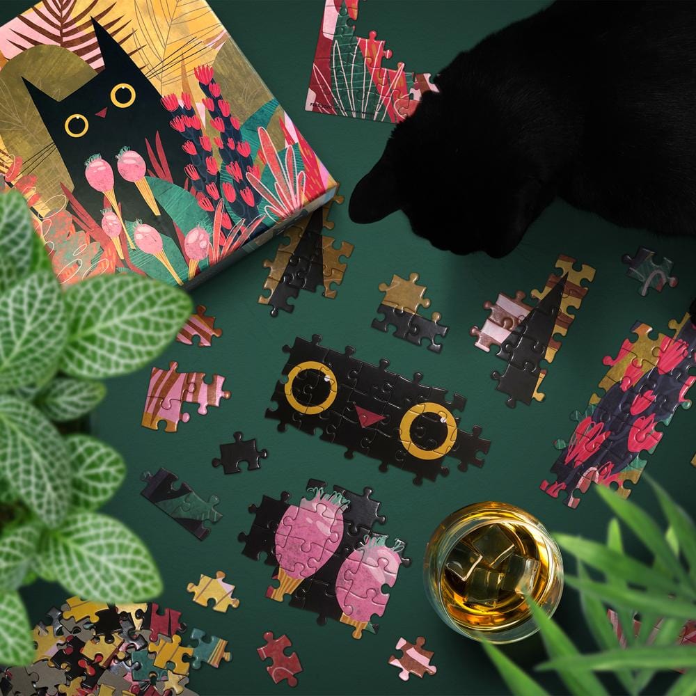 500 PIECE PUZZLE: BLACK CAT - Image 4