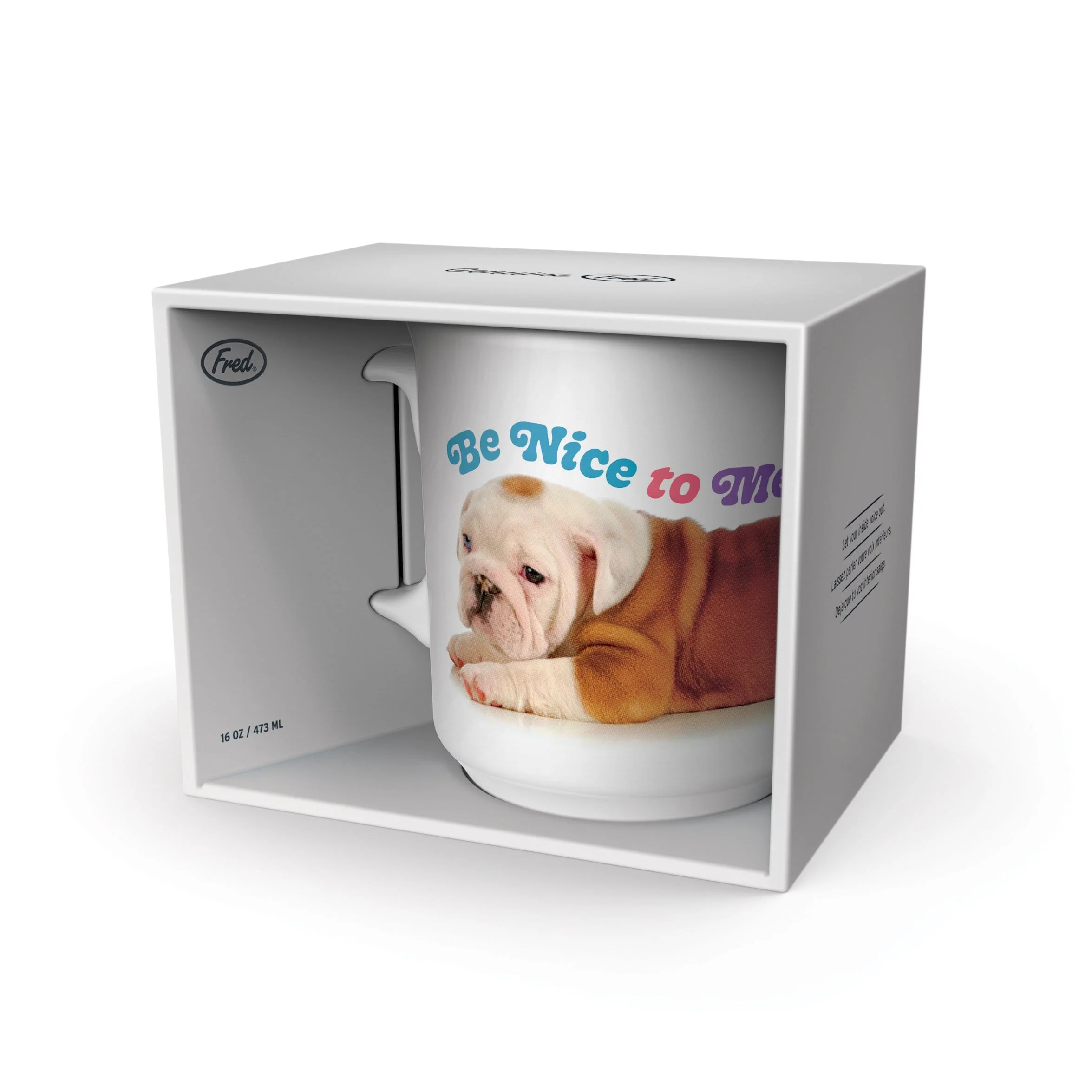 "BE NICE TO ME" MUG - Image 4