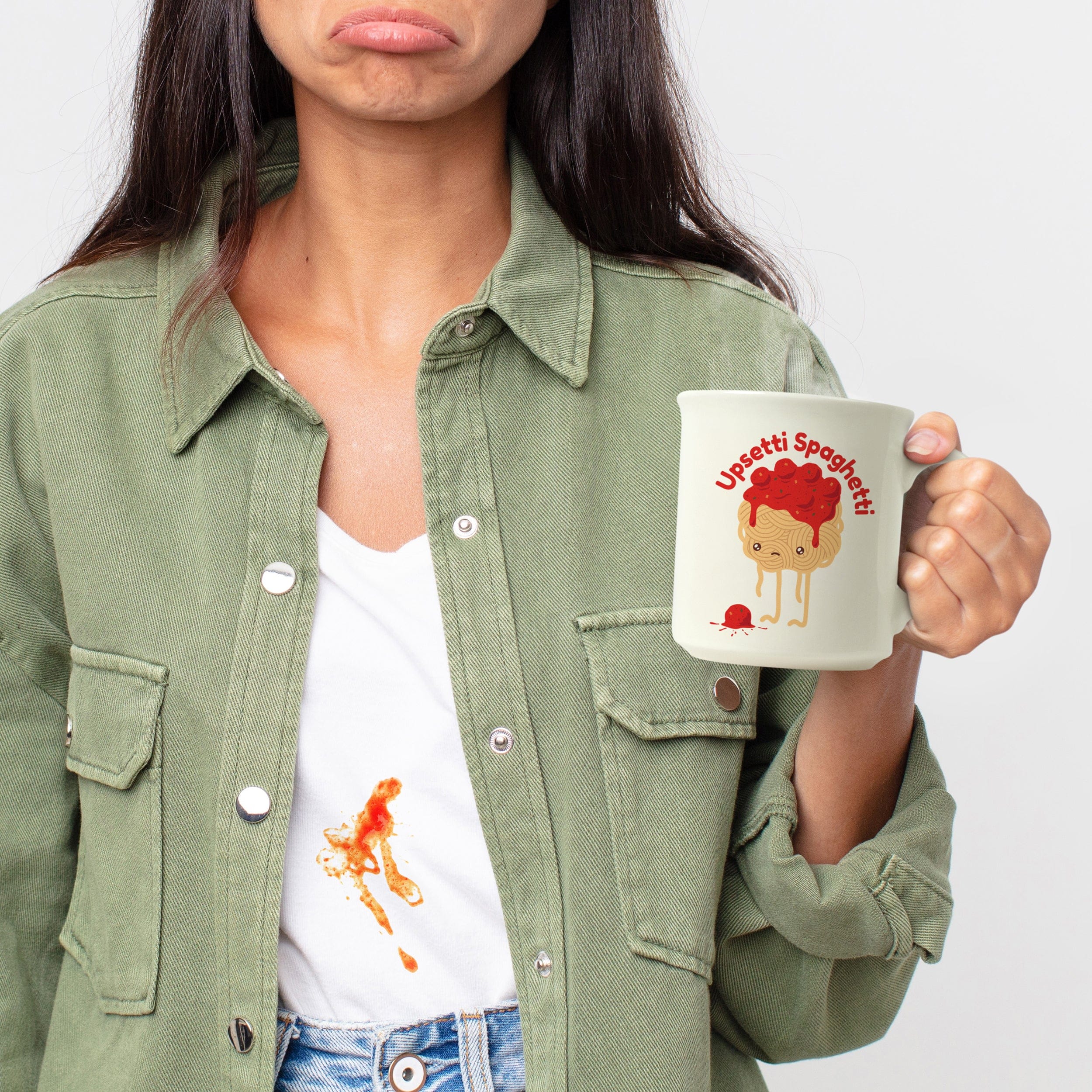 "UPSETTI SPAGHETTI" MUG - Image 2